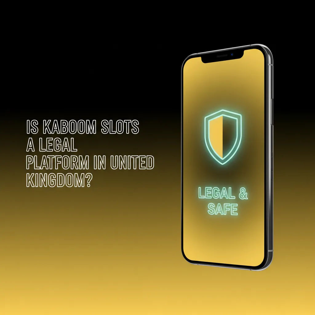 Kaboom Slots is legal in the UK: licensed by the Gambling Commission, with UK GDPR compliance and responsible gambling tools