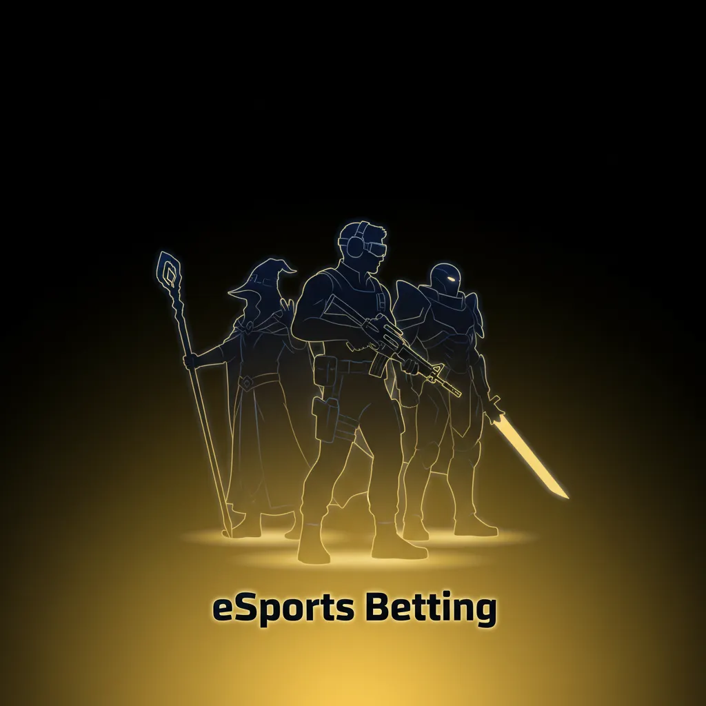 Esports betting screen with live odds and stats for CS2, LoL, Dota 2, Valorant; map, round, and series markets.