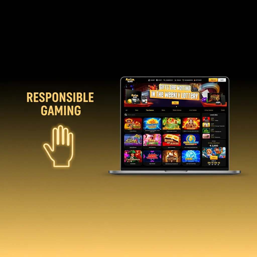 Responsible gaming banner with 18+ icon, deposit and time-out limits, self-exclusion, and UK support links.