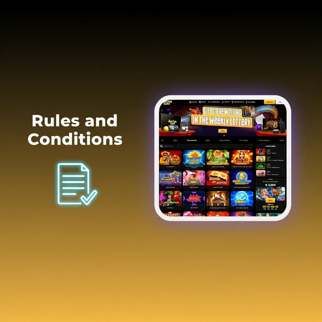 Rules and Conditions for betting and gaming: 18+ only, one account, KYC, bonus wagering limits, regional restrictions
