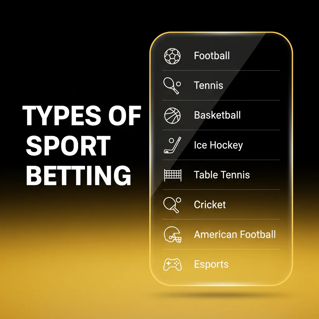 Sports betting options: football, horse racing, tennis, cricket, rugby; pre‑match, live, props, and cash out on major events.