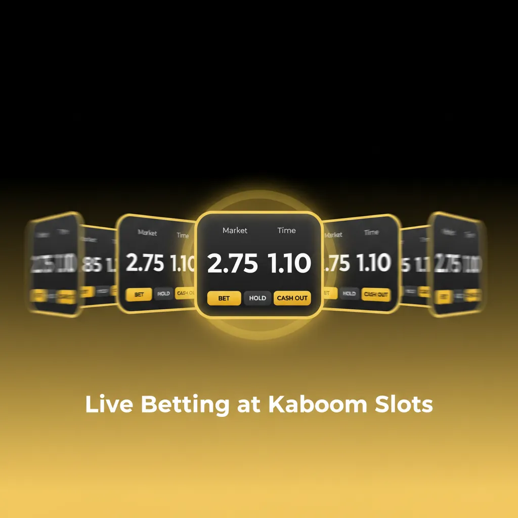 Kaboom Slots live betting with in-play odds, match trackers, cash-out options, and fast updates for football, tennis, cricket