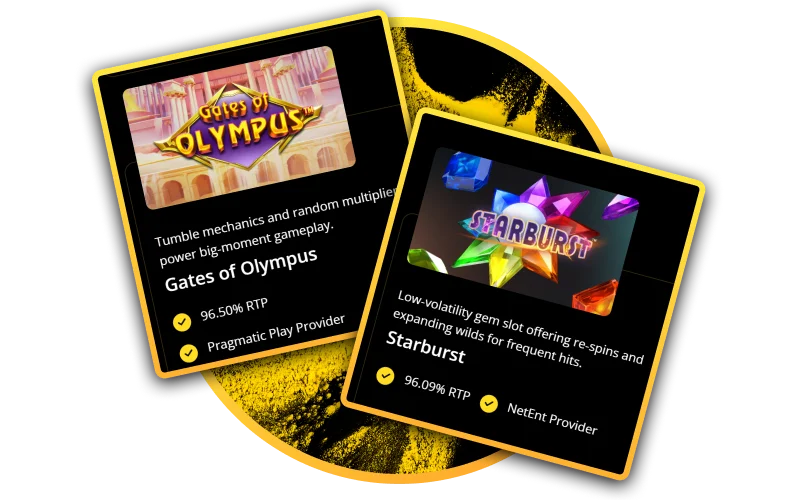 Get honest and detailed information about the RTP and service provider for popular slots at Kaboom Slots.